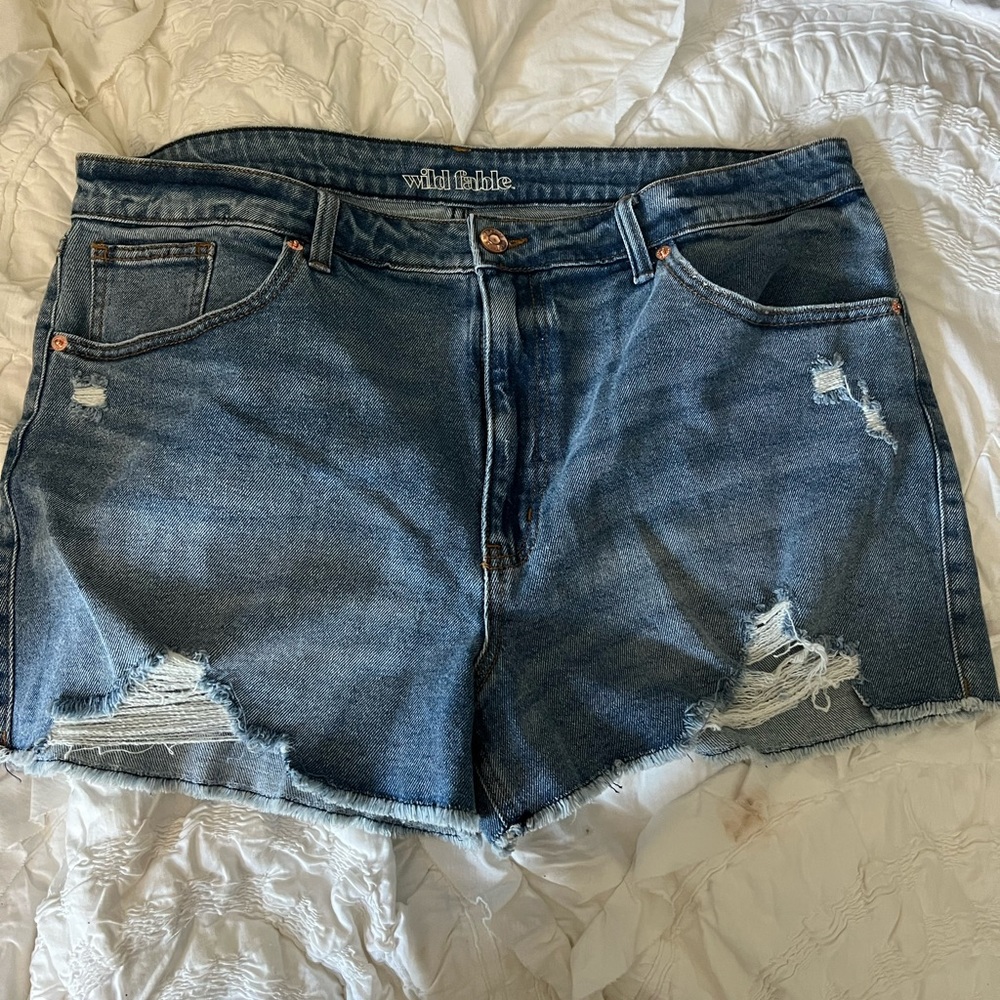 Wild fable jean denim shorts